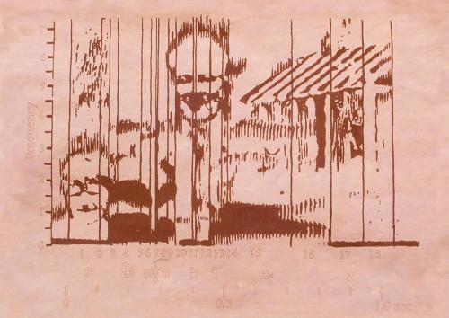 ‘Santa Claus, self portrait with Grandad’ Steve Cockrill 1989